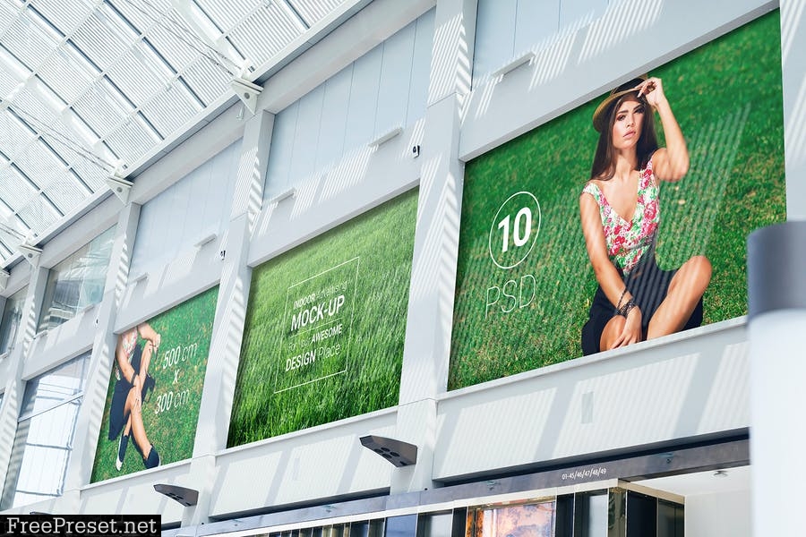 Indoor Advertising Mock-Up