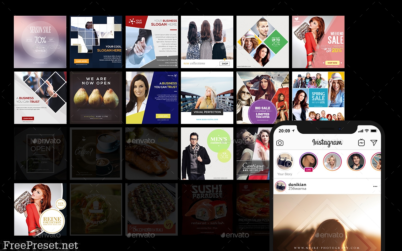 Instagram Bundle – 74 Templates 26529750