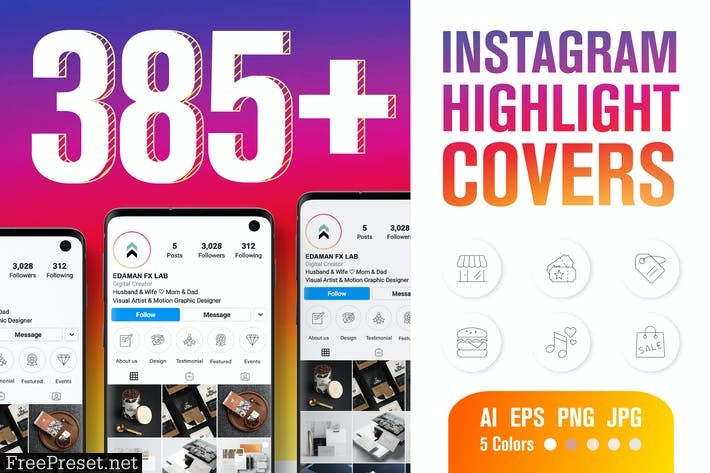 Instagram Highlight Cover Icons 4Q2SK5U