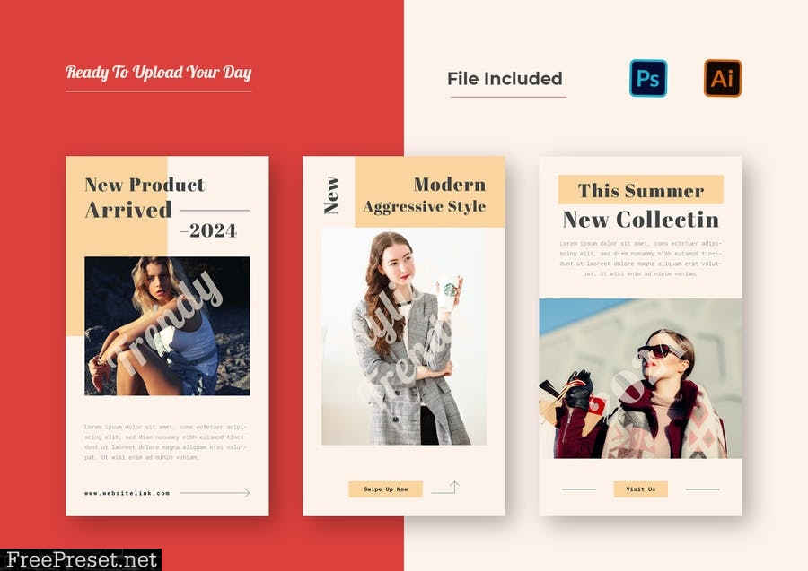 Instagram Story Template Vol 01 DVZB957