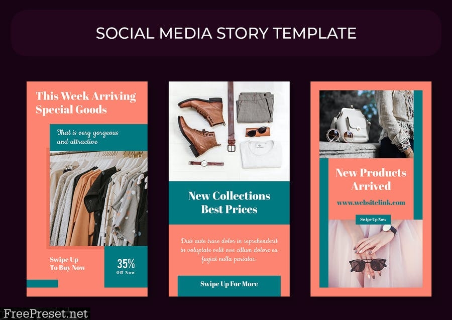 Instagram Story Template Vol 06 NPL28GL