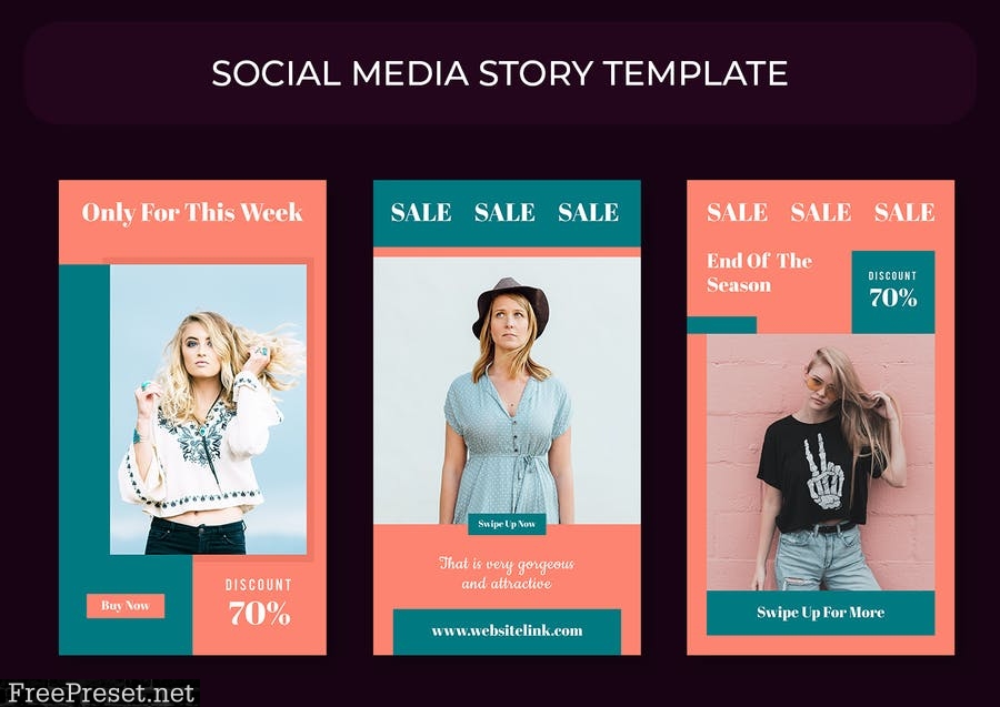 Instagram Story Template Vol 06 NPL28GL