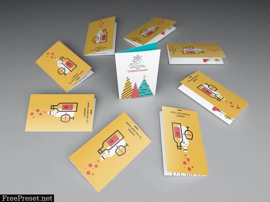 Invitation/ Greeting Card Mockups 6PWYU6