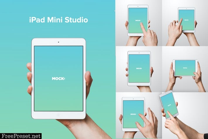 iPad Mini Studio Mockups VG6TG5