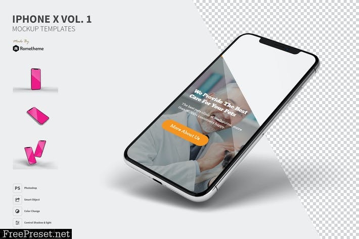 Iphone X Mockups vol.1 FH