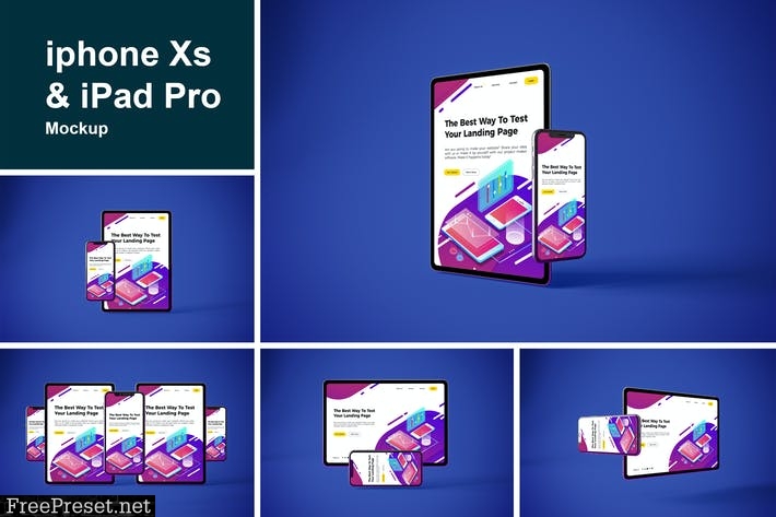 iPhone XS & iPad Pro Mockup
