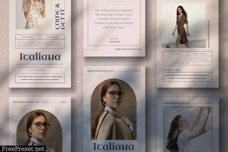 Italiana Instagram Template Vol.2 6H5TXSJ