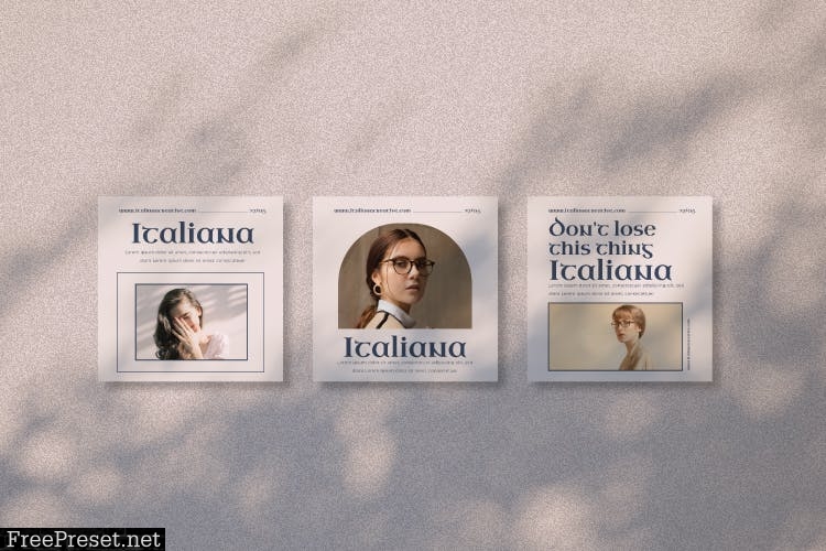 Italiana Instagram Template Vol.2 6H5TXSJ