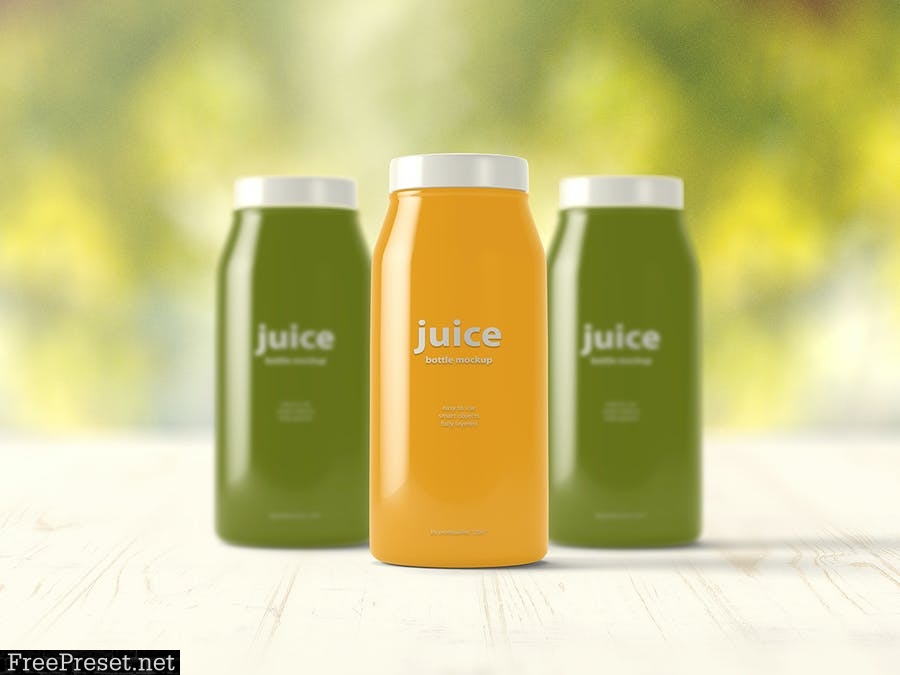 Juice Bottle Mock-up