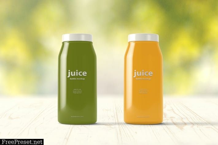 Juice Bottle Mock-up