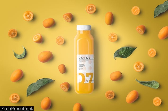 Juice Bottle Mockups