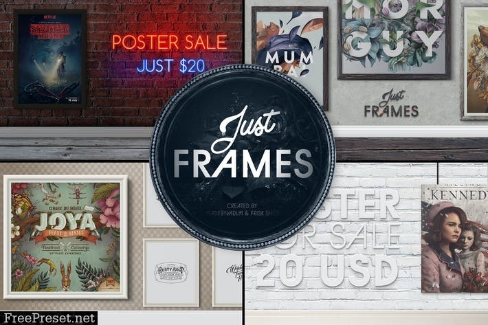 Just Frames - Prints Mockups