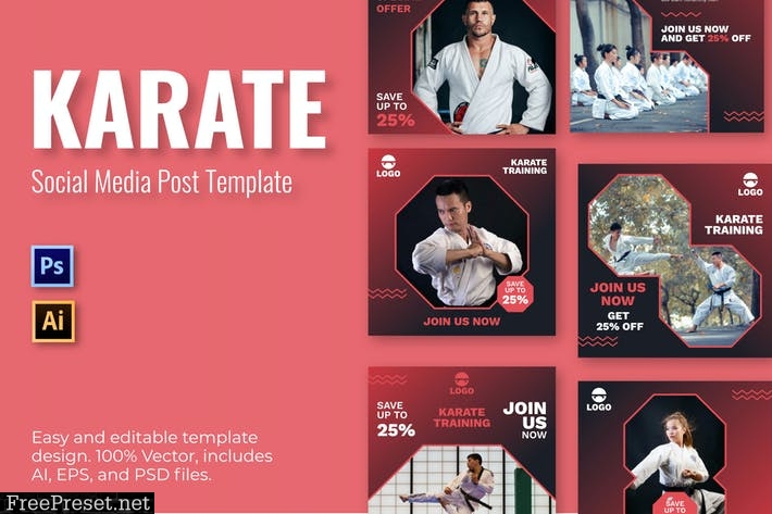 Karate Social Media Template THAMJY2