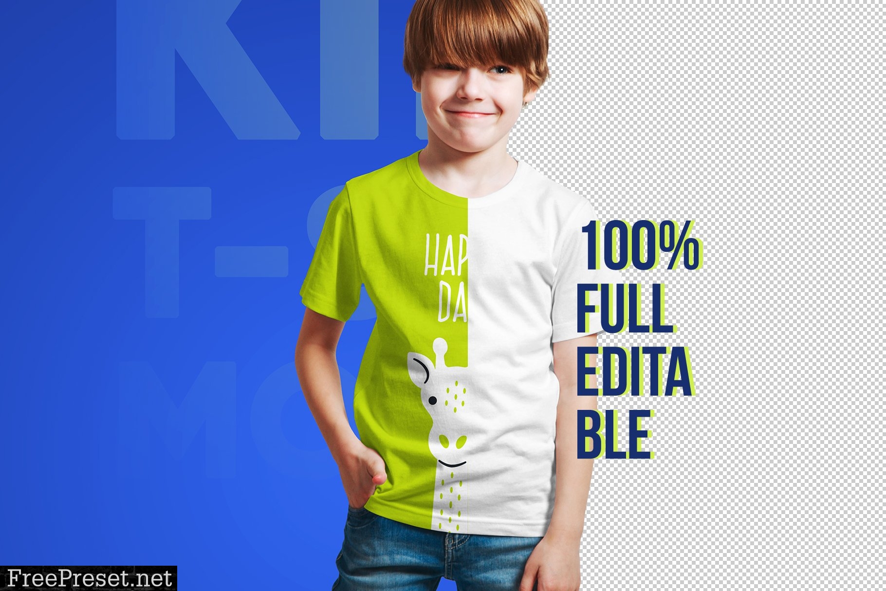 Kids Boy T-Shirt Mockups. Part 1 5336705