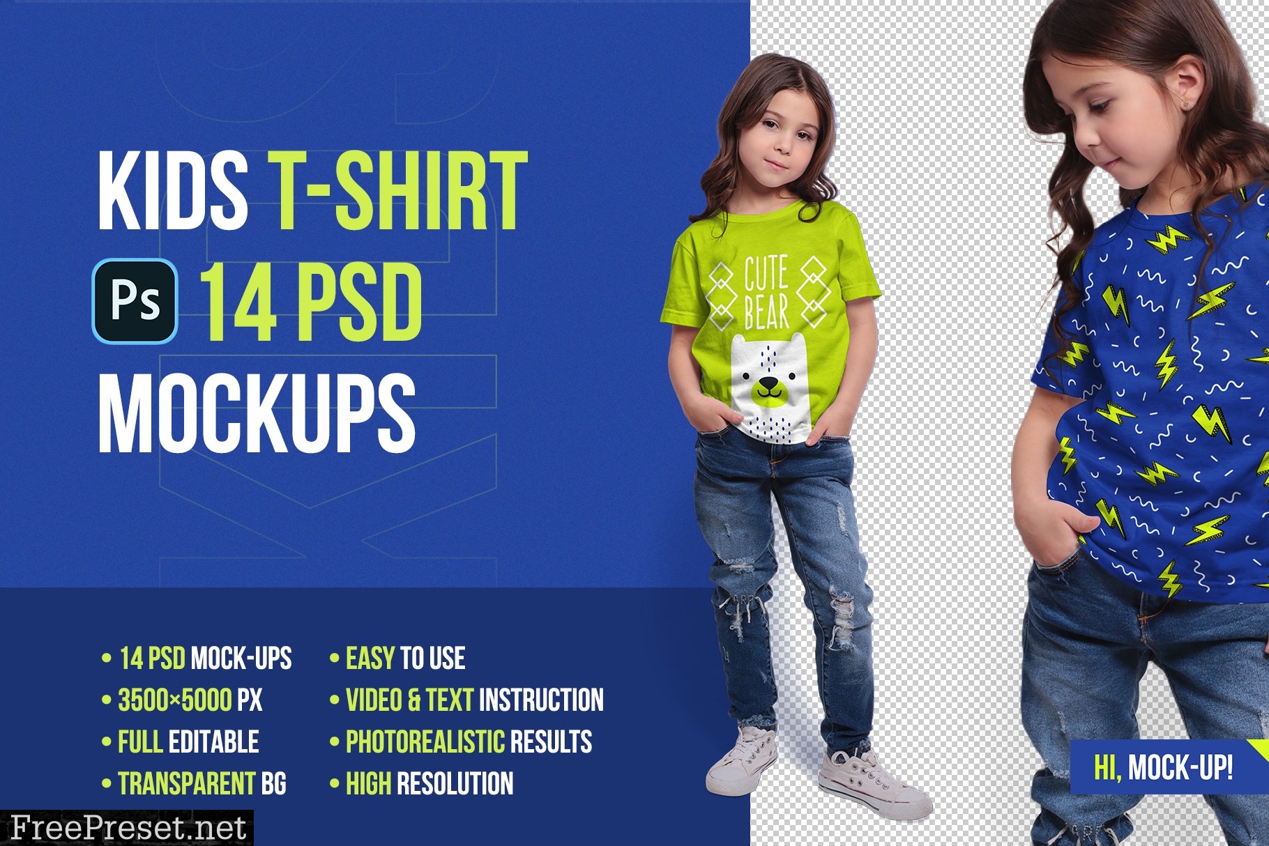 Kids T-Shirt Mockups 5336558