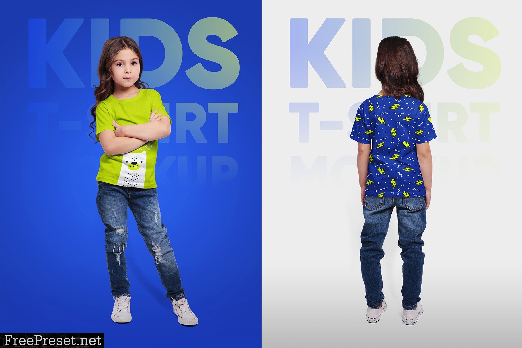 Kids T-Shirt Mockups. Part 2 5336582