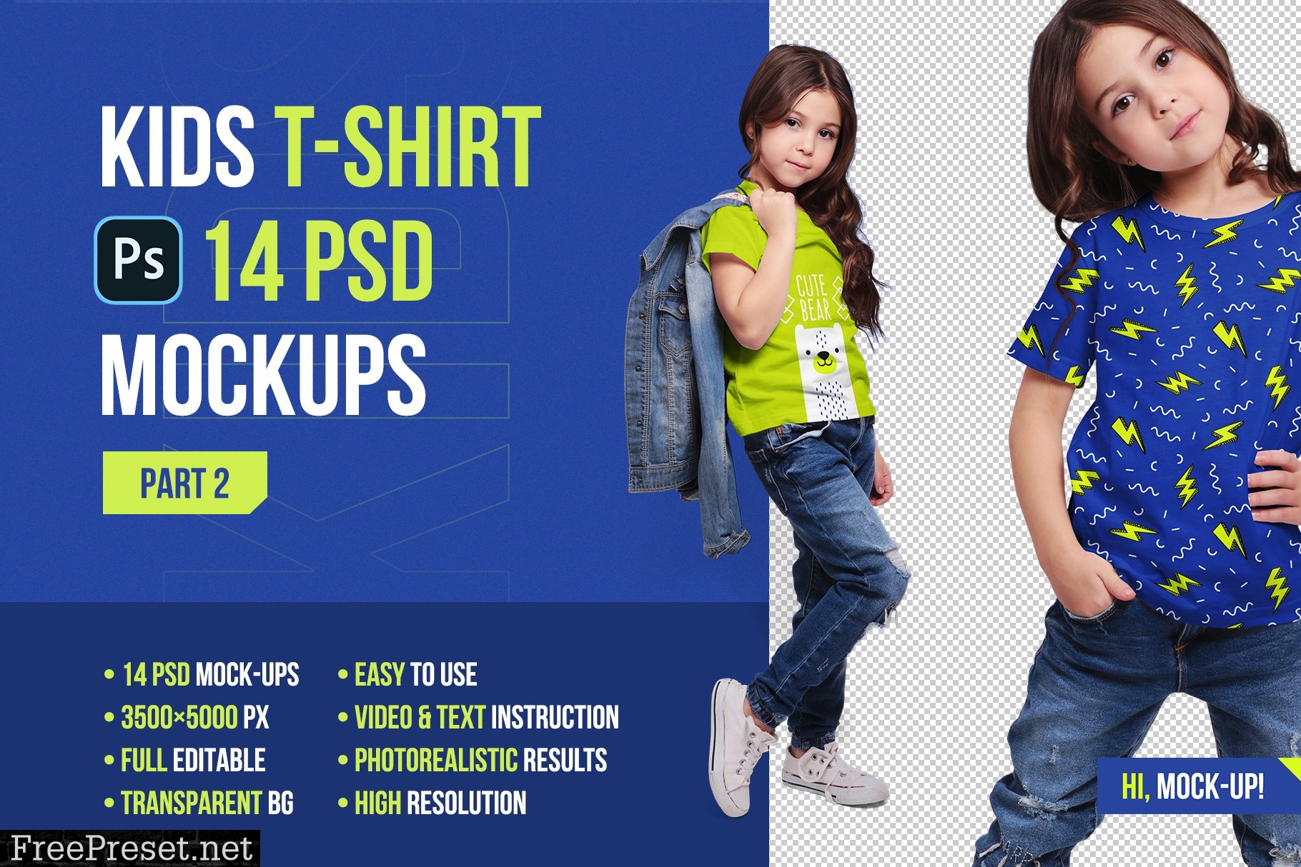 Kids T-Shirt Mockups. Part 2 5336582