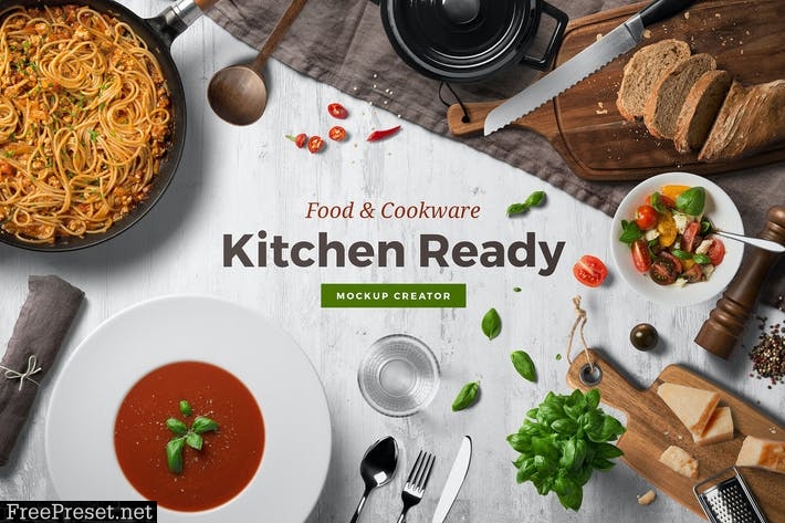 Kitchen Ready Mockup Vol. 3