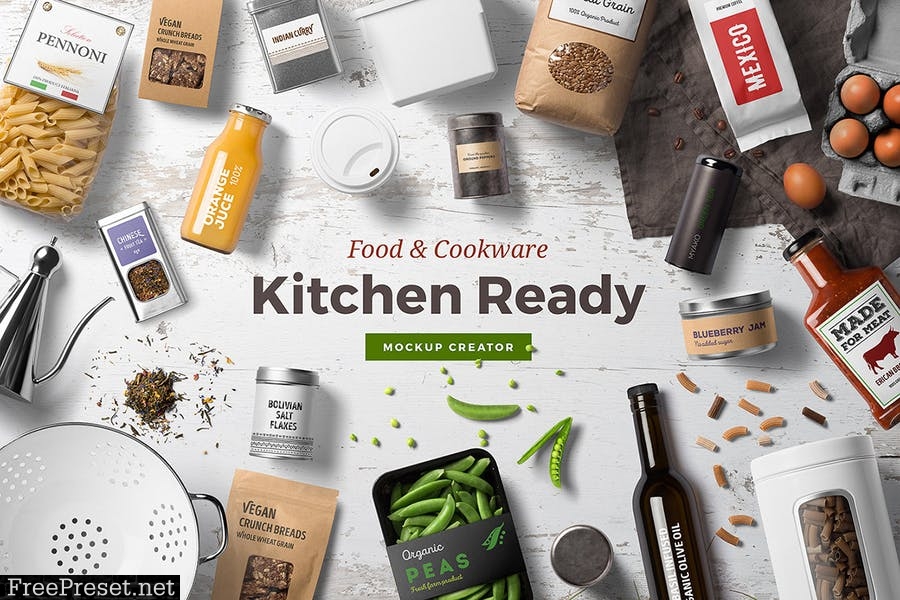 Kitchen Ready Mockup Vol. 5