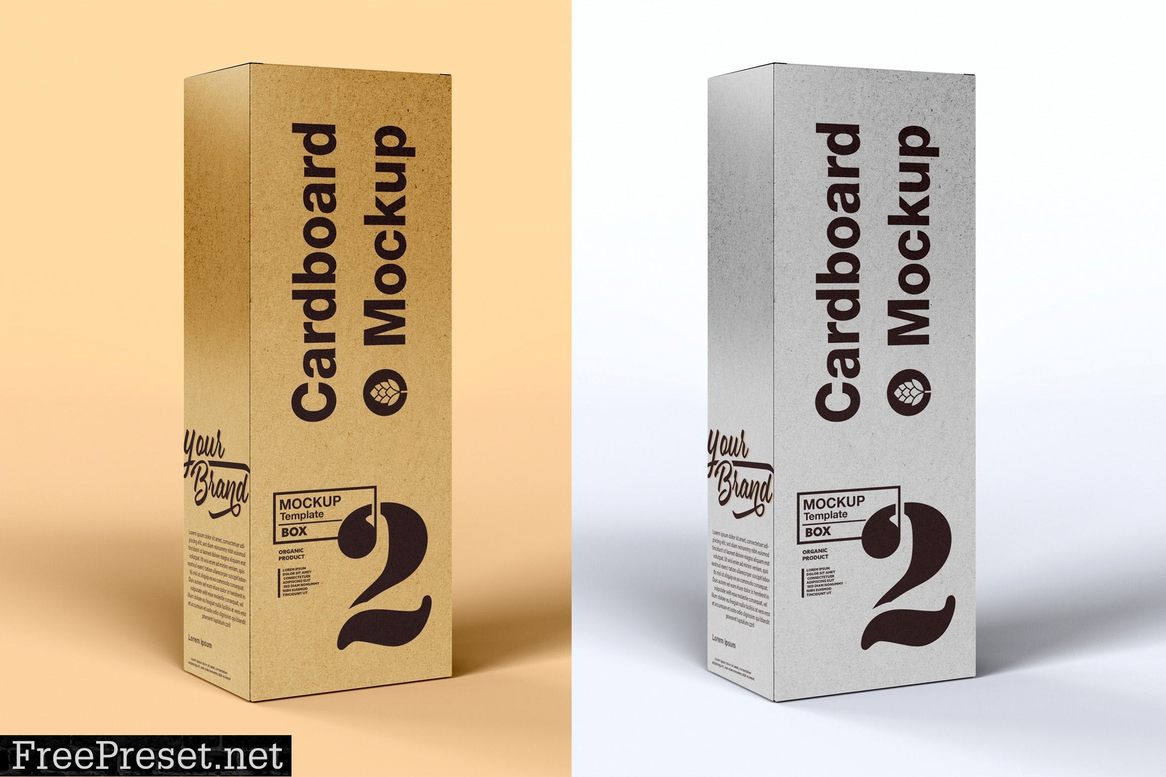 Kraft Box Mockup ZEZKPRE