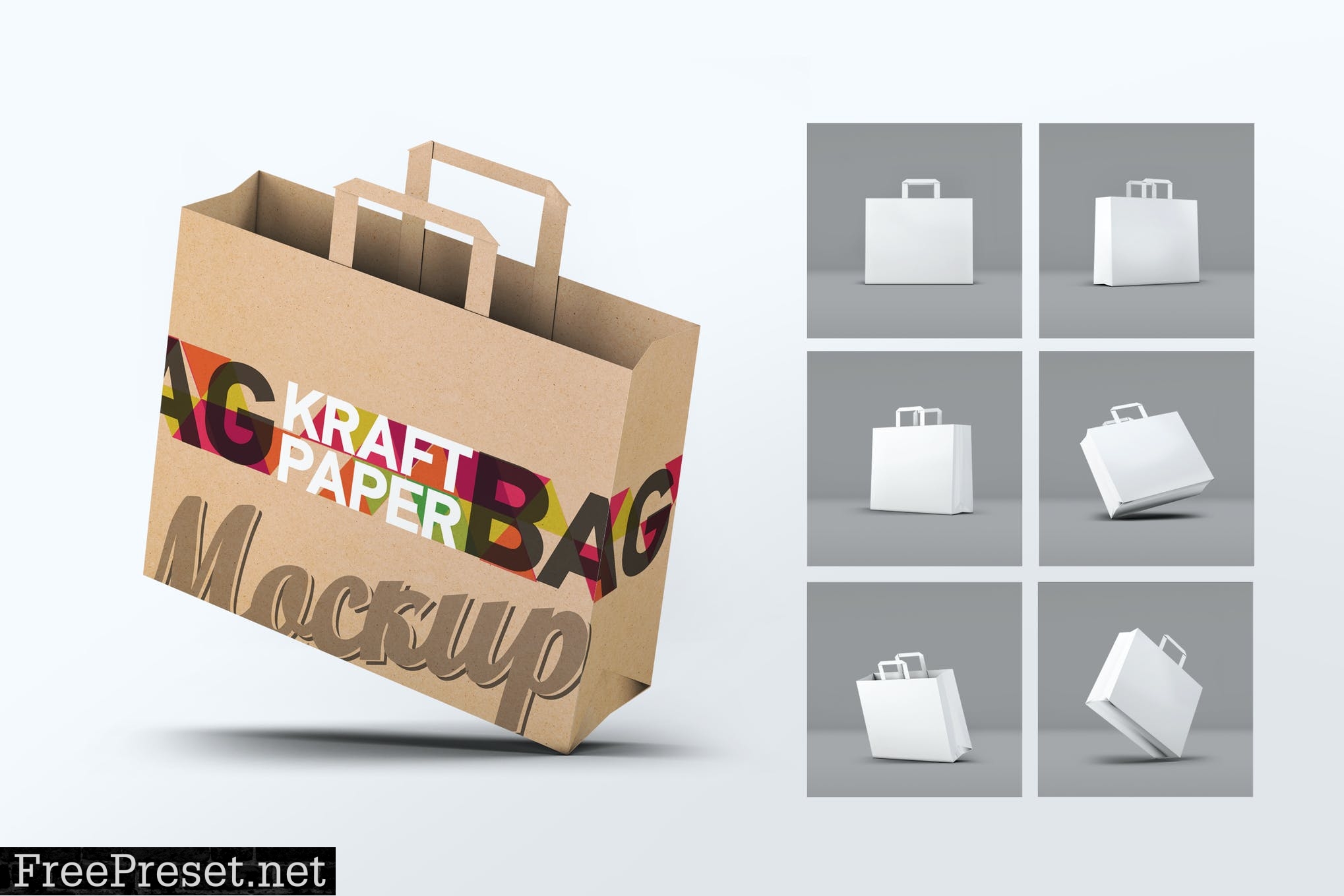 Kraft Paper Bag Mock-Up 9MUTTB