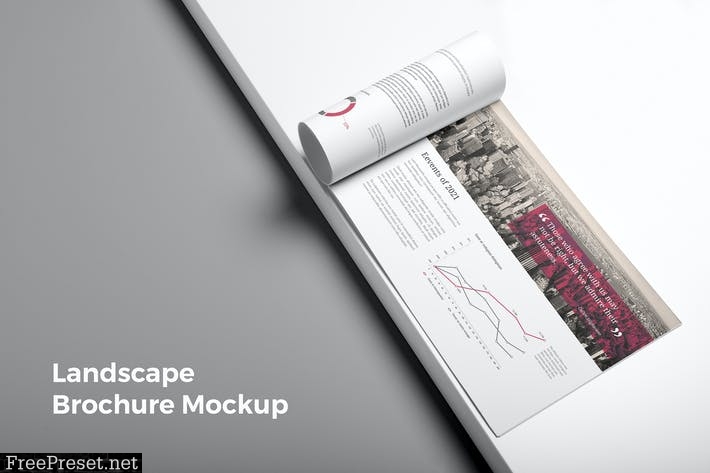 Landscape Brochure Mockup