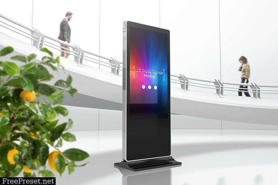 Download Lcd Digital Signage Mockups