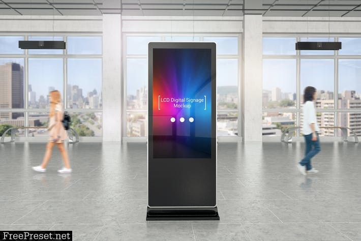 LCD Digital Signage Mockups