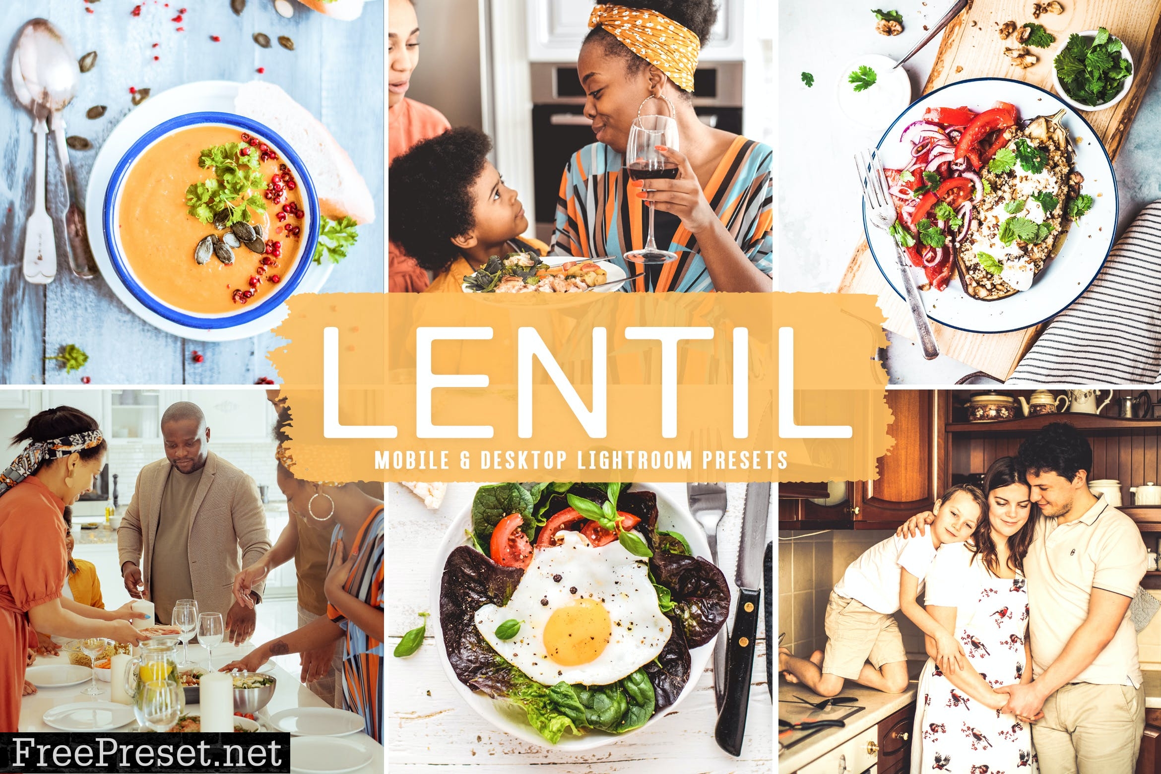 Lentil Mobile & Desktop Lightroom Presets