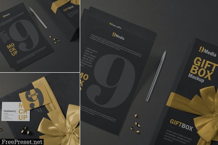 Letterhead & Business Card Mockups A5C6HDZ