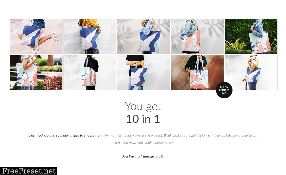 Linen Bag On The Way Mockups Bundle 5224412