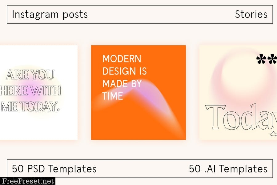 Lo Fi Instagram social template DCD4MKR