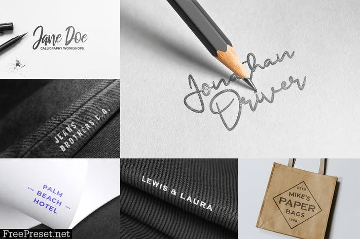 Logo Mockups Collection vol.2