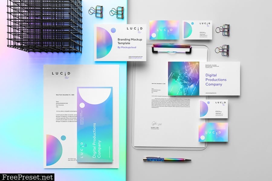 Lucid Branding Mockup Vol. 1