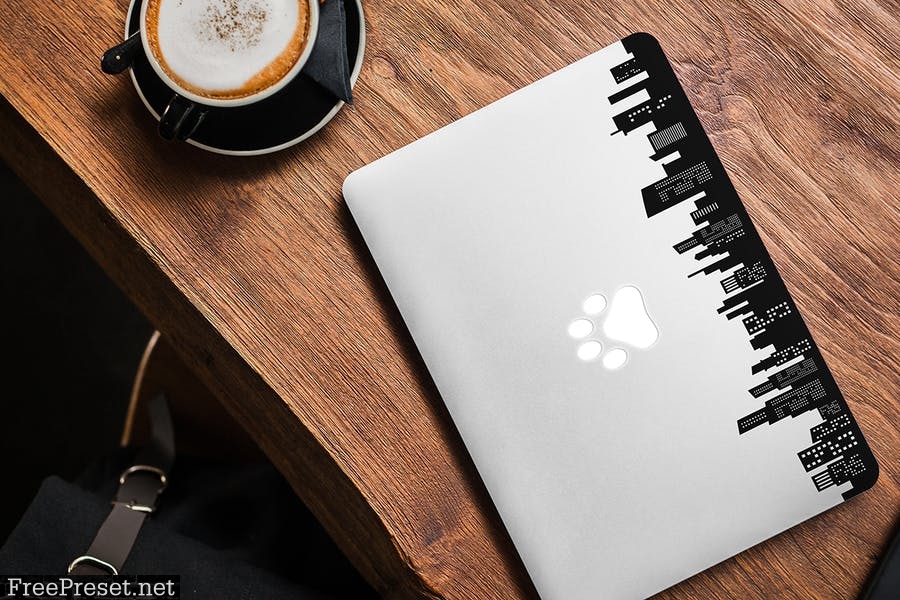 MacBook Skin Mock-Up VDYSVH