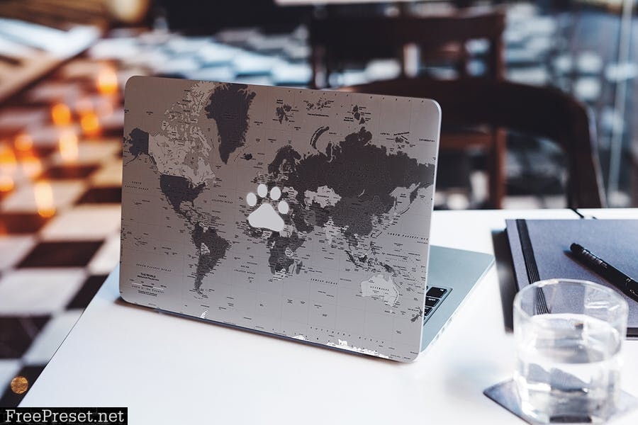 MacBook Skin Mock-Up VDYSVH