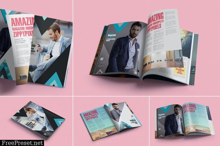 Magazine Spread Mockups