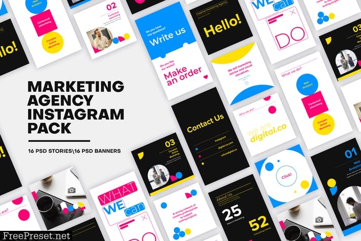 Marketing Agency Instagram Media Pack ZKCANU3