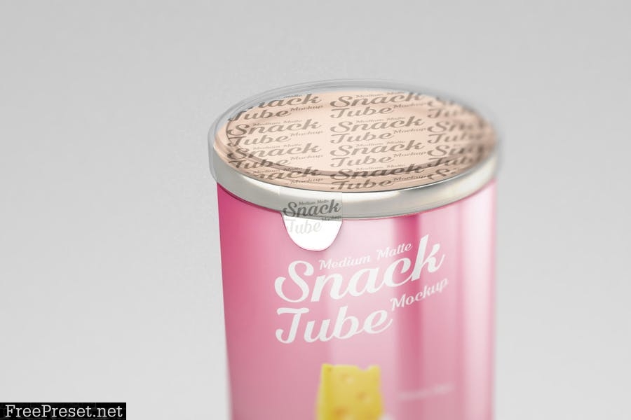 Medium Snack Tube Mockup