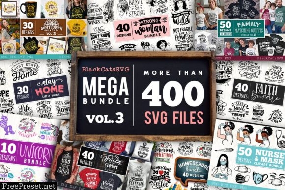 Download Mega Bundle 400 Designs Vol 3 4248544