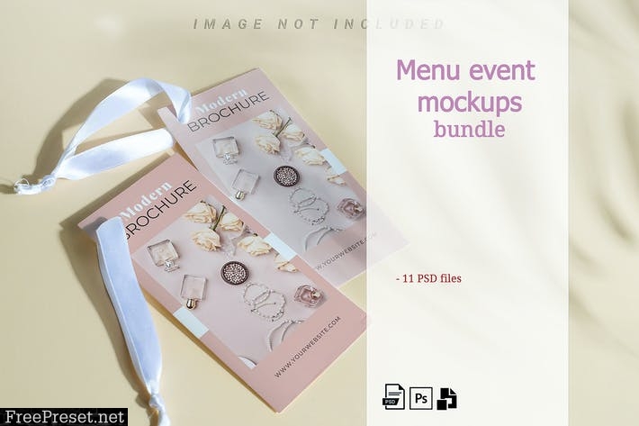 Menu Event Mockups Bundle