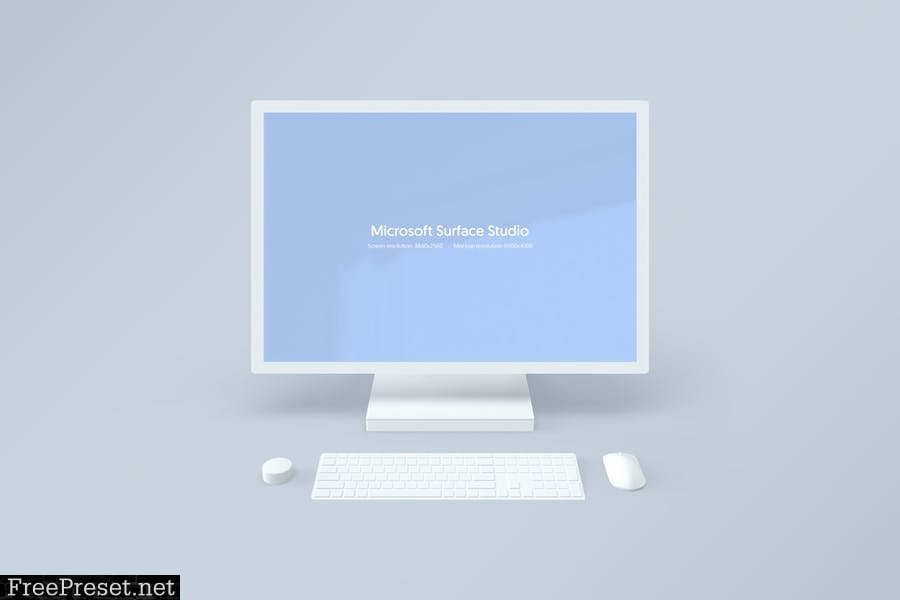 Microsoft Surface Studio Mockups v.2 - Photoshop 58B4U6