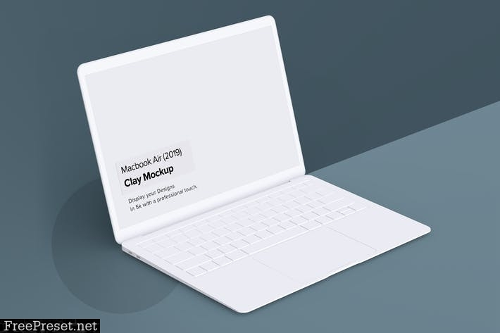 Minimal Macbook Air Mockup