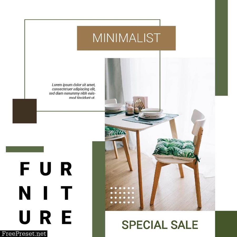 Minimalist Furniture Product TR56J9D