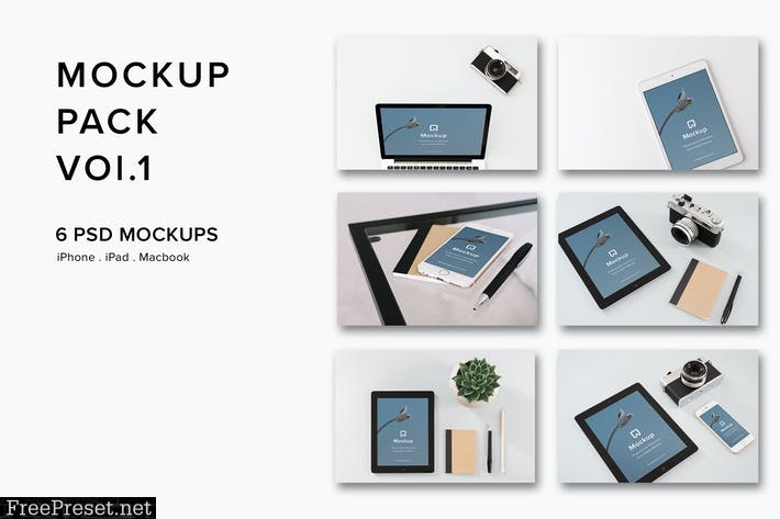 Mockup Pack Vol.1- 06 Photorealistic PSD