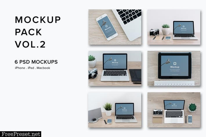 Mockup Pack Vol.2 - 06 Photorealistic PSD