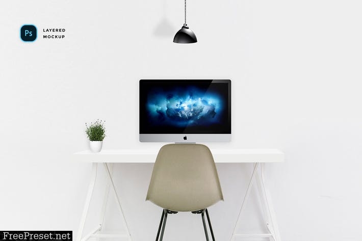 Modern Workspace mockup Kit LZP7Q3