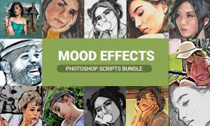 Mood Effects Photoshop Scripts Bundle- Vol 1 & Vol 2