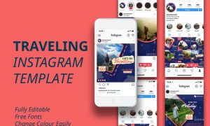 MS - Travel Instagram Template UBNG7KM