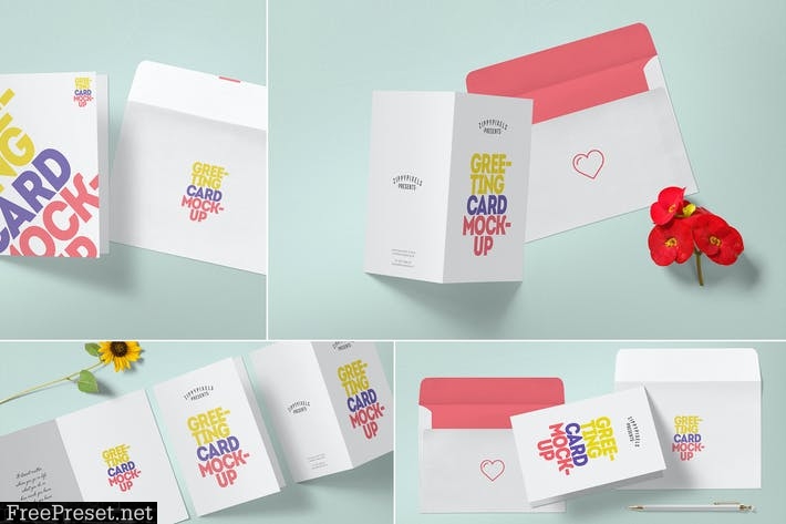 Multipurpose Greeting Card Mockups